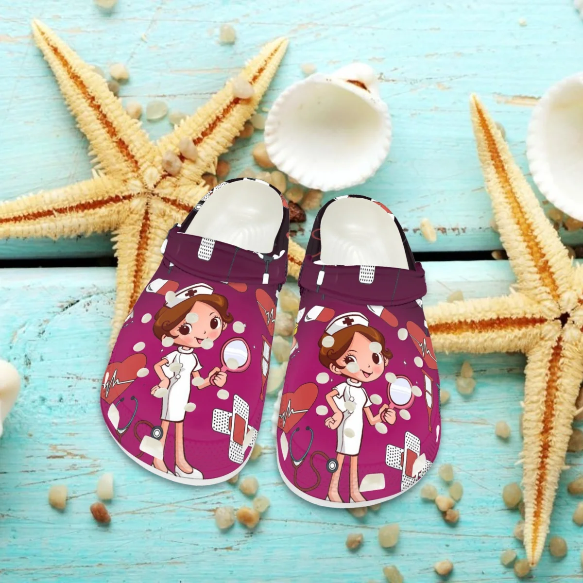 Nopersonality Cute Cartoon Nurse Design Home Sandals Unisex Medical Emergent Men Comfortable Bathroom Slippers Solid Color
Nopersonality Cute Cartoon Nurse Design Home Sandals Unisex Medical Emergent Men Comfortable Bathroom Slippers Solid Color