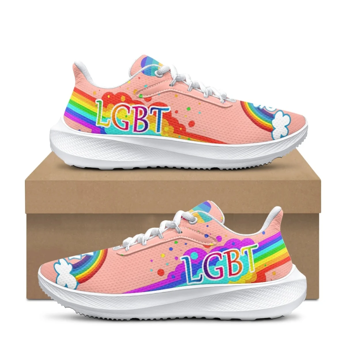 Кроссовки ЛГБТ для мужчин и женщин, радужные дышащие, спортивная обувь для гомосексуалистов
Кроссовки ЛГБТ для мужчин и женщин, радужные дышащие, спортивная обувь для гомосексуалистов