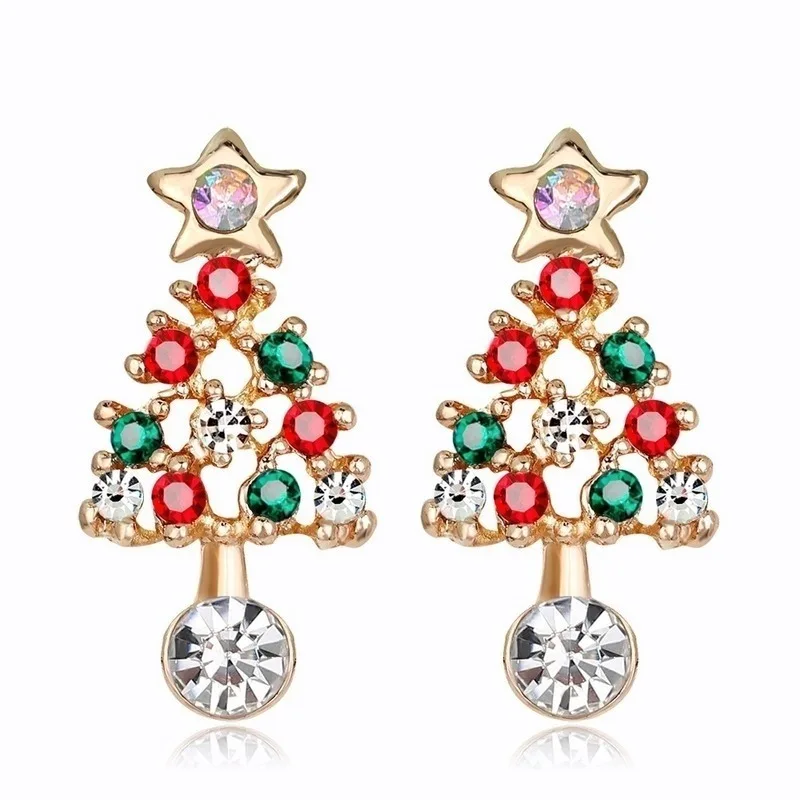 Women Earrings Christmas Tree Earrings Rhinestone Ear Stud Elegant Christmas Jewelry Xmas Gift Ear Rings
Women Earrings Christmas Tree Earrings Rhinestone Ear Stud Elegant Christmas Jewelry Xmas Gift Ear Rings