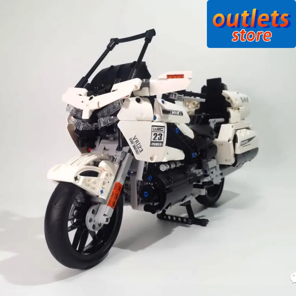 Mould King High Tech Super Speed Gold Wing 1800 Motorcycle Static Moc Bricks Technical Model Building Blocks Boys Toys 1328PCS
Mould King High Tech Super Speed Gold Wing 1800 Motorcycle Static Moc Bricks Technical Model Building Blocks Boys Toys 1328PCS