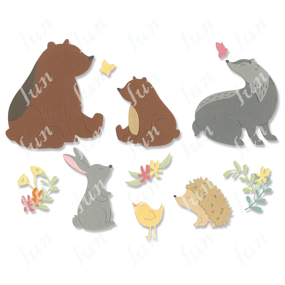 2023 New Die Cuts Nature Friends Animal Metal Cutting Dies Stencil for Diy Scrapbooking Paper Card Making Crafts Emboss Template
2023 New Die Cuts Nature Friends Animal Metal Cutting Dies Stencil for Diy Scrapbooking Paper Card Making Crafts Emboss Template