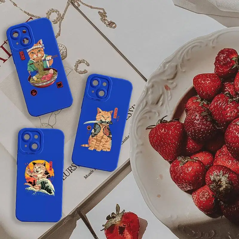 cat Manga surf sushi japan Phone Case For iPhone 13 12 11 Pro MAX Mini X XS XR 7 8 Plus Liquid Silicone Klein Blue 
cat Manga surf sushi japan Phone Case For iPhone 13 12 11 Pro MAX Mini X XS XR 7 8 Plus Liquid Silicone Klein Blue