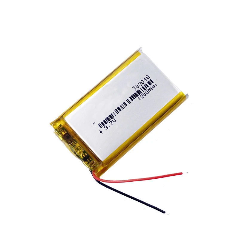 703048 3.7v Lipo Battery 1200mah Lithium Polymer Battery For Wearable Device Gps Early Education Machine Beauty Instrument Drivi
703048 3.7v Lipo Battery 1200mah Lithium Polymer Battery For Wearable Device Gps Early Education Machine Beauty Instrument Drivi