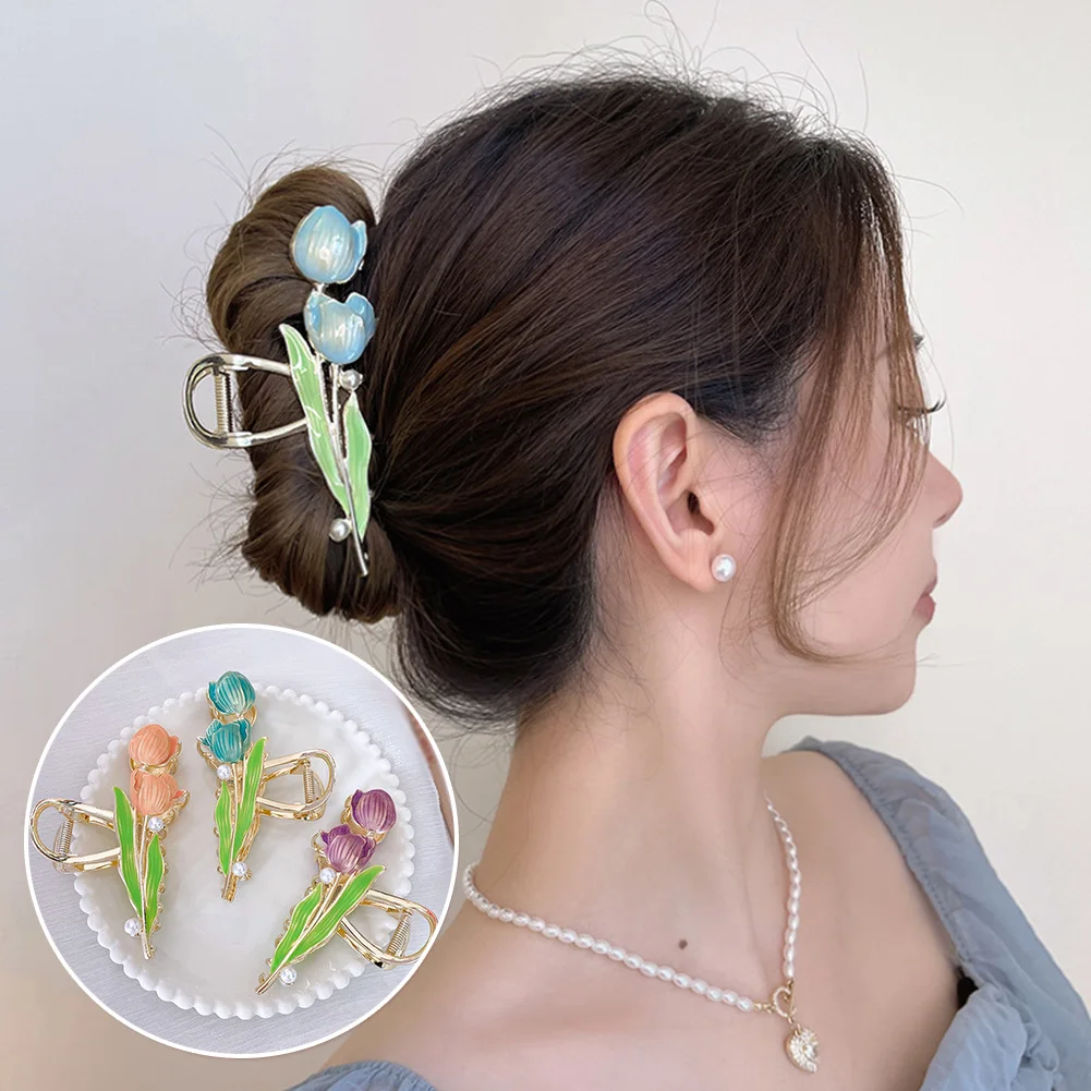 2022 Trend Tulip Flower Hair Claws For Women Girls Korean Geometric Hair Clamp Grab Hair Clips Hairpin Fashion Hair Accessories
2022 Trend Tulip Flower Hair Claws For Women Girls Korean Geometric Hair Clamp Grab Hair Clips Hairpin Fashion Hair Accessories