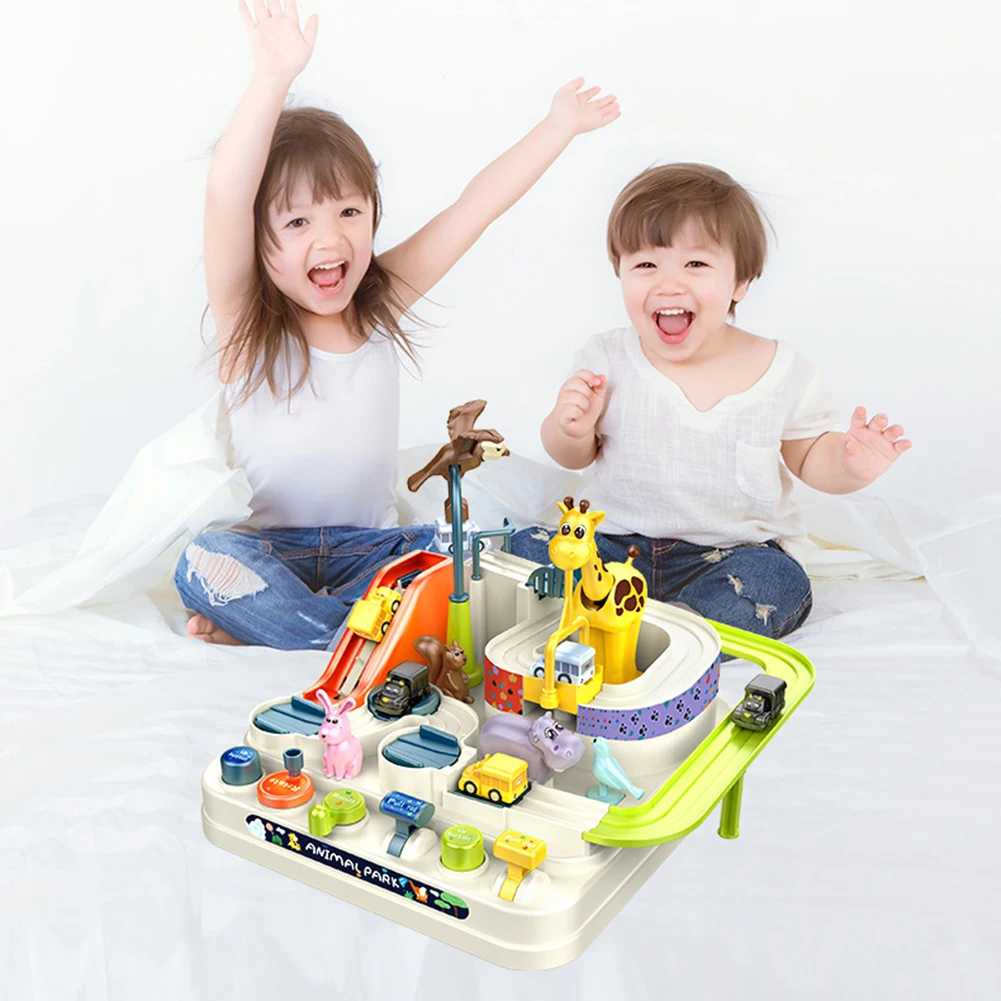 Racing Rail Car Toys Train Track Toys for Children Montessori Boys Girls Gifts Racing Mechanical Adventure Brain Table Game
Racing Rail Car Toys Train Track Toys for Children Montessori Boys Girls Gifts Racing Mechanical Adventure Brain Table Game