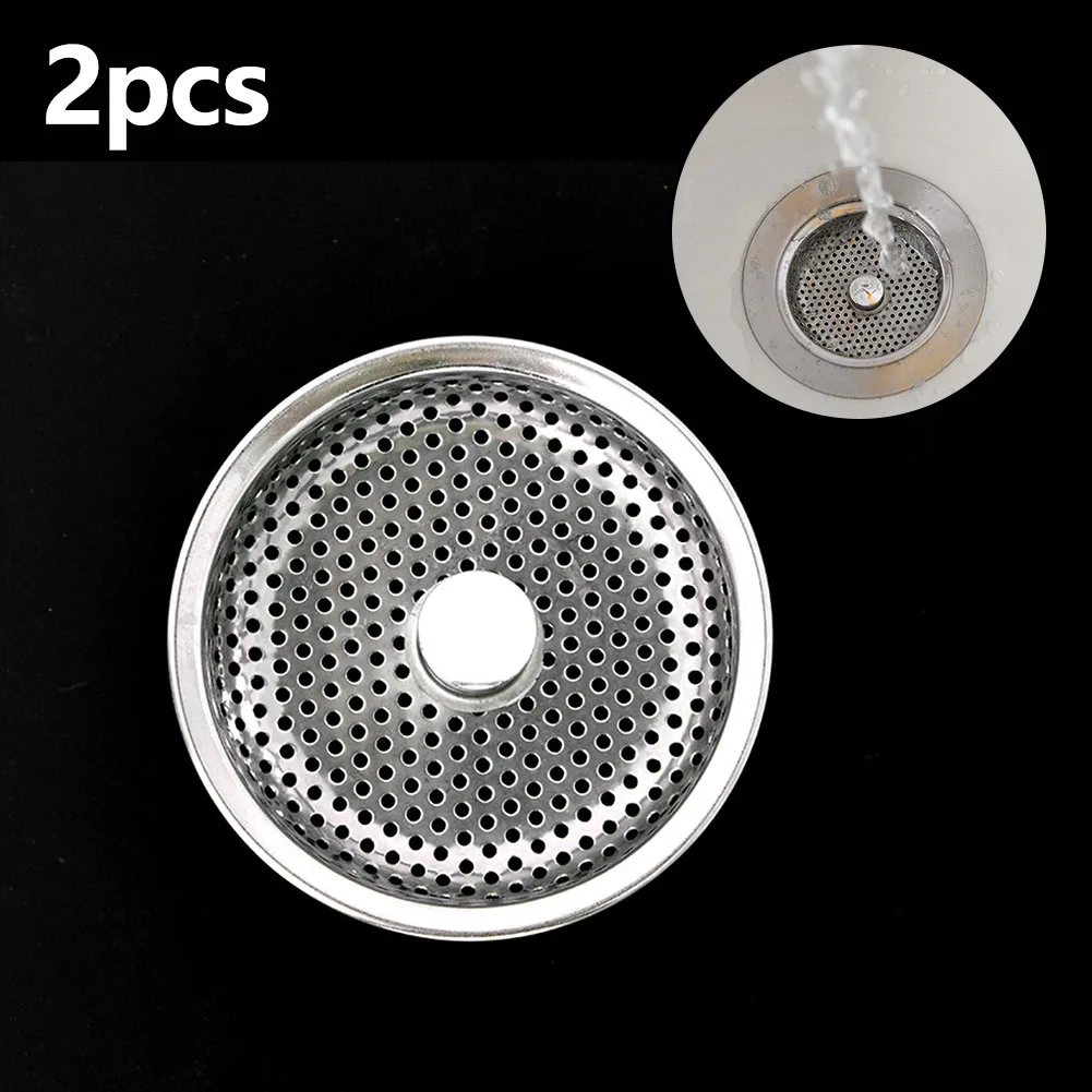 2pcs 8cm Filter Cover Stainless Steel Floor Drain Cover Sewer Outlet Anti-clogging Strainer Kitchen Bathroom Accessories
2pcs 8cm Filter Cover Stainless Steel Floor Drain Cover Sewer Outlet Anti-clogging Strainer Kitchen Bathroom Accessories