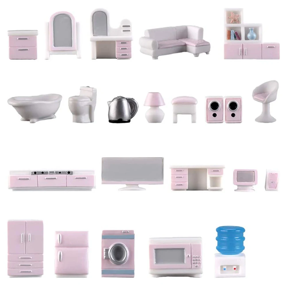 23 Pcs Miniature Furniture Kit Mini Furniture Decoration Set Miniature Dollhouse Accessories for Kid Gifts
23 Pcs Miniature Furniture Kit Mini Furniture Decoration Set Miniature Dollhouse Accessories for Kid Gifts