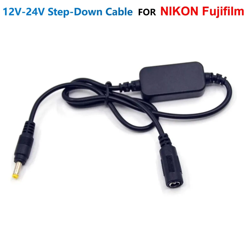 12V-24V Step-Down Cable EP5 EP-5A EP-5B EP-5F CP-W126 DC Coupler For ENEL9 EN-EL14 EN-EL15 EN-EL21 EN-EL24 NP-W126 Fake Battery
12V-24V Step-Down Cable EP5 EP-5A EP-5B EP-5F CP-W126 DC Coupler For ENEL9 EN-EL14 EN-EL15 EN-EL21 EN-EL24 NP-W126 Fake Battery