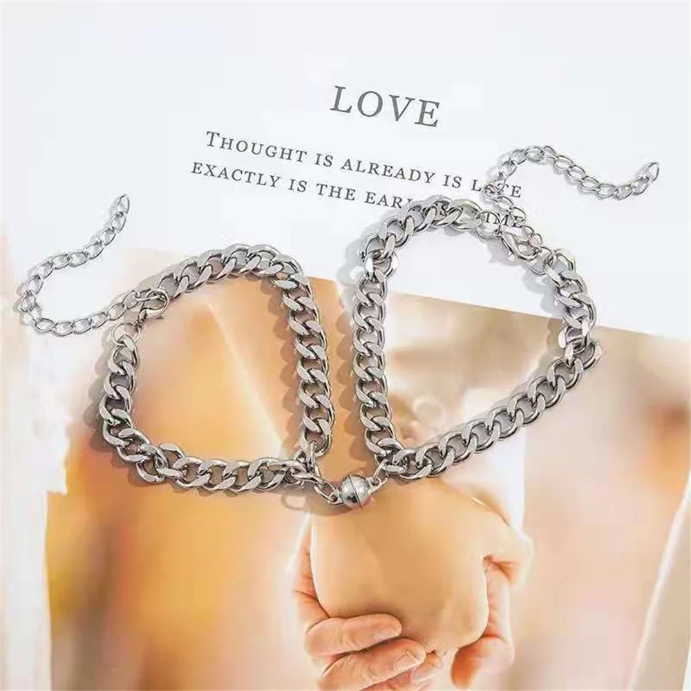 Trendy Bracelet Flow Magnet Couple Bracelet Men's And Women's Hand Ornaments Personalized Cool Hand
Trendy Bracelet Flow Magnet Couple Bracelet Men's And Women's Hand Ornaments Personalized Cool Hand