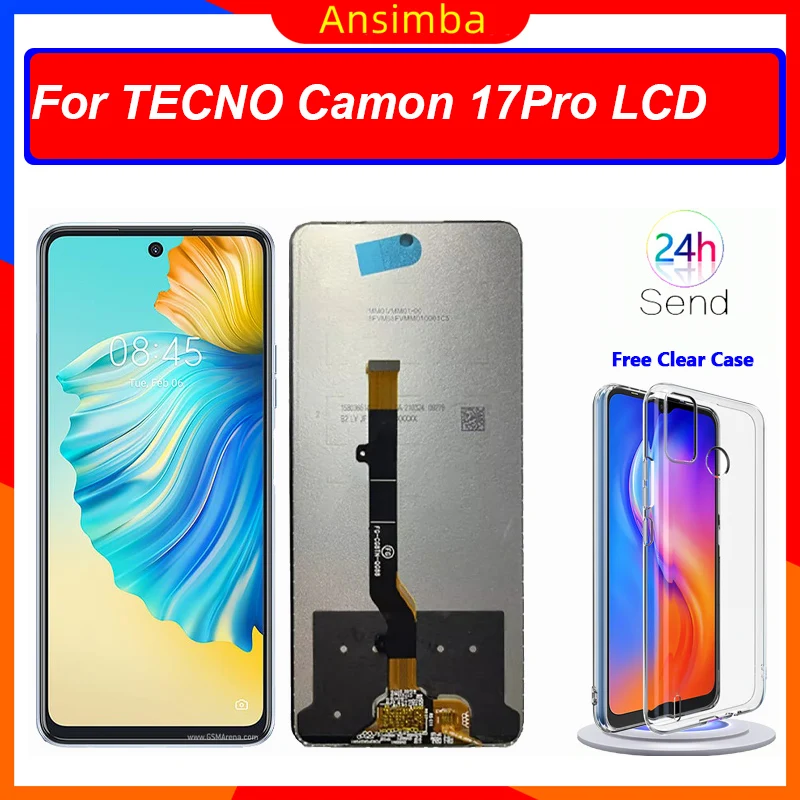 6,8 "Оригинальный ЖК-дисплей для Tecno Camon 17Pro CG8 CG8h, новый для Camon 17Pro, замена для ремонта
6,8 "Оригинальный ЖК-дисплей для Tecno Camon 17Pro CG8 CG8h, новый для Camon 17Pro, замена для ремонта