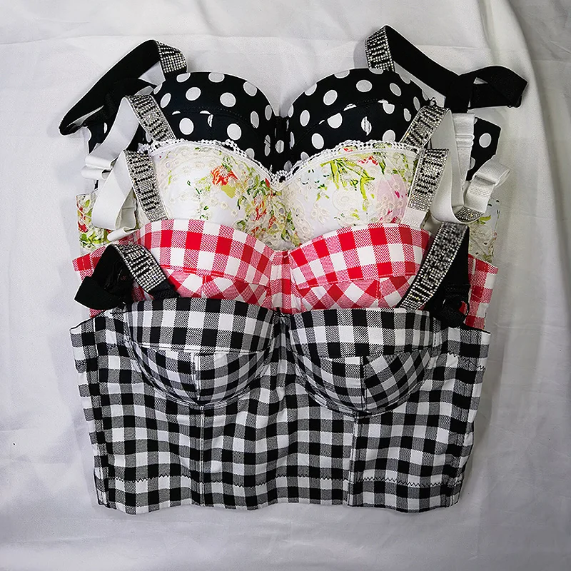 Sexy Rhinestone Fashion Y2k tops women 2021 Sleeveless Low Chest Push Up Short Tank Bra Slim Camis Club corset top wholesale
Sexy Rhinestone Fashion Y2k tops women 2021 Sleeveless Low Chest Push Up Short Tank Bra Slim Camis Club corset top wholesale