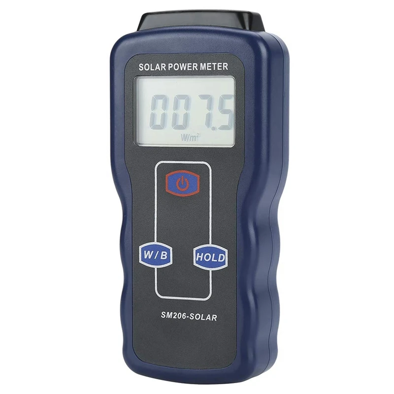 Solar Power Meter Light Meter Solar Radiation Tester Optical Solar Research Glass Light Intensity Data Hold SM206
Solar Power Meter Light Meter Solar Radiation Tester Optical Solar Research Glass Light Intensity Data Hold SM206