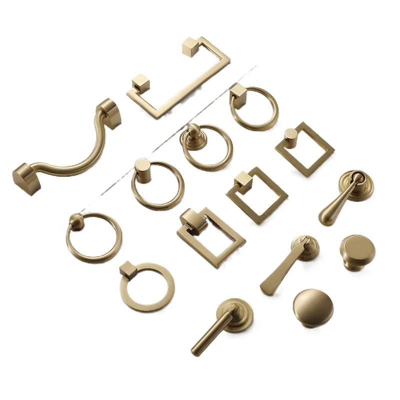 European Style Vintage Gold Cabinet Pulls Solid Zinc Alloy Kitchen Cupboard Handle Drawer Knobs Furniture Handle Hardware 
European Style Vintage Gold Cabinet Pulls Solid Zinc Alloy Kitchen Cupboard Handle Drawer Knobs Furniture Handle Hardware