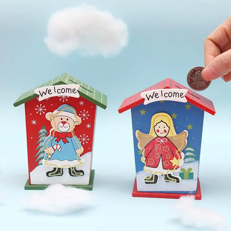 New style piggy bank Christmas series mini wooden piggy bank Kindergarten Christmas gift creative decorative ornaments
New style piggy bank Christmas series mini wooden piggy bank Kindergarten Christmas gift creative decorative ornaments