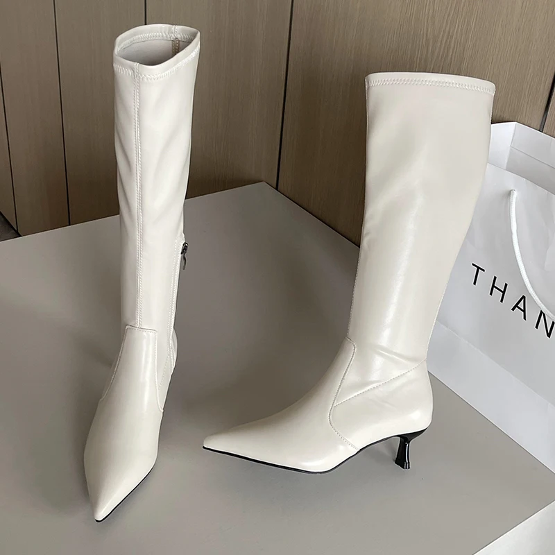 New Ladies Knee High Boots For Women 2022 Modern Female Shoes Fashion Pointed Toe Western Boots Office Lady High Heels Pumps
New Ladies Knee High Boots For Women 2022 Modern Female Shoes Fashion Pointed Toe Western Boots Office Lady High Heels Pumps