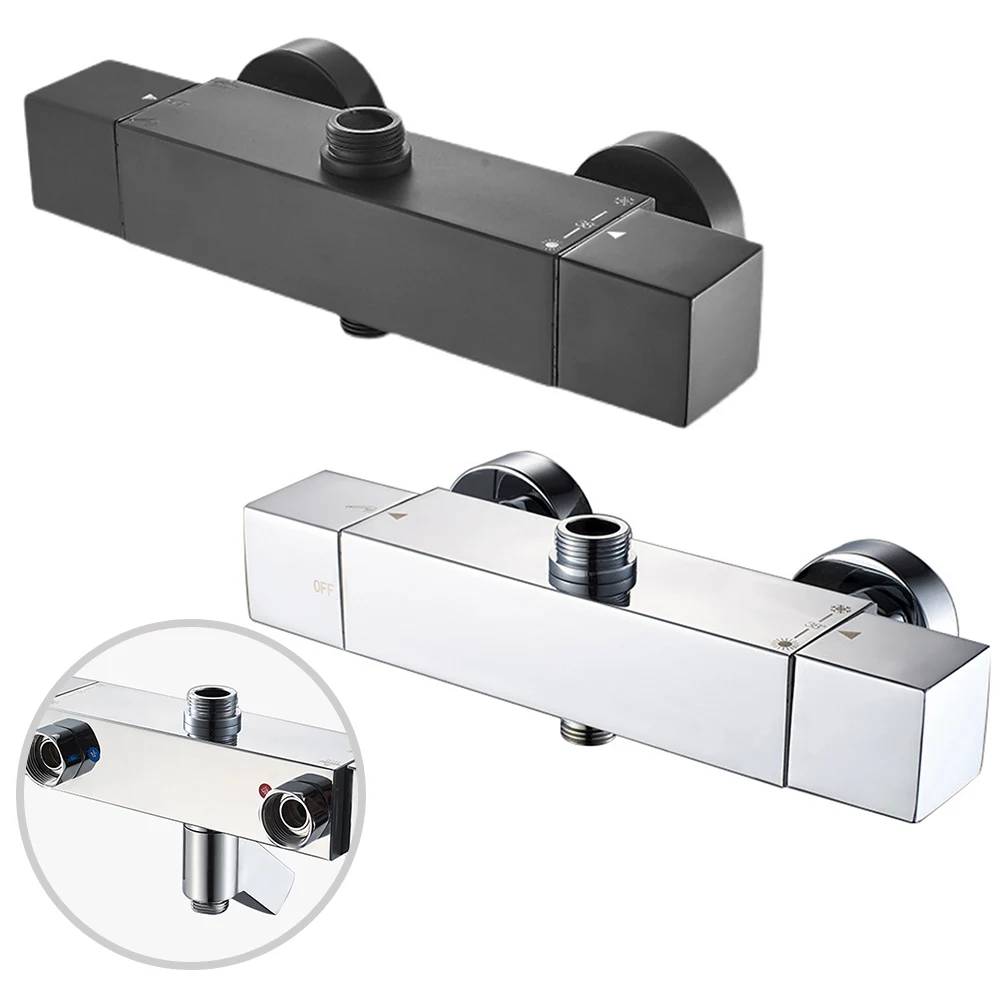 Versatile Outlet Thread Connector Chrome Bathroom Thermostatic Bath Shower Mixer Taps for Multiple Shower Accessories
Versatile Outlet Thread Connector Chrome Bathroom Thermostatic Bath Shower Mixer Taps for Multiple Shower Accessories