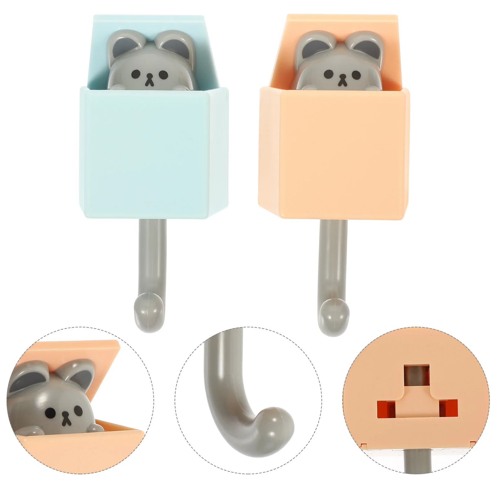2 Pcs Fun Probe Hook Wall Hooks Decorative Coat Home Rack Mount House Decorations Bag Hanging Small
2 Pcs Fun Probe Hook Wall Hooks Decorative Coat Home Rack Mount House Decorations Bag Hanging Small