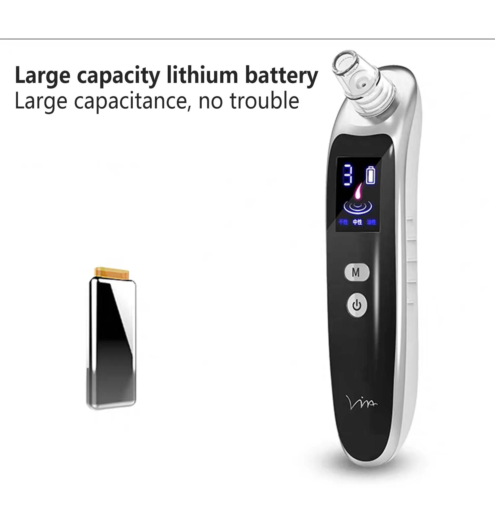 Electric Blackhead Remover 3 Modes Adjustable Skin Care Digital Acne Pore Vacuum Suction Salon Professional Face Deep
Electric Blackhead Remover 3 Modes Adjustable Skin Care Digital Acne Pore Vacuum Suction Salon Professional Face Deep