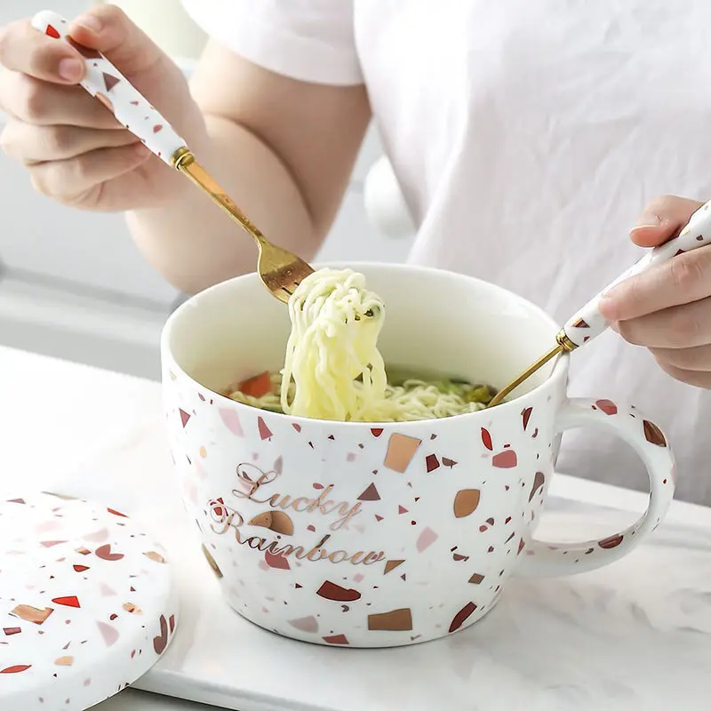 1100ml Creative Ceramic Mug With Cover Special Slotted Cup Breakfast bowl Mug Home Office Fancy Gift for Tea Drinker
1100ml Creative Ceramic Mug With Cover Special Slotted Cup Breakfast bowl Mug Home Office Fancy Gift for Tea Drinker