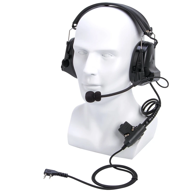 U94 Headphones For Baofeng Kenwood Silicone Earmuffs Outdoor Hunting Sports Noise Cancelling Walkie Talkie Headphones
U94 Headphones For Baofeng Kenwood Silicone Earmuffs Outdoor Hunting Sports Noise Cancelling Walkie Talkie Headphones