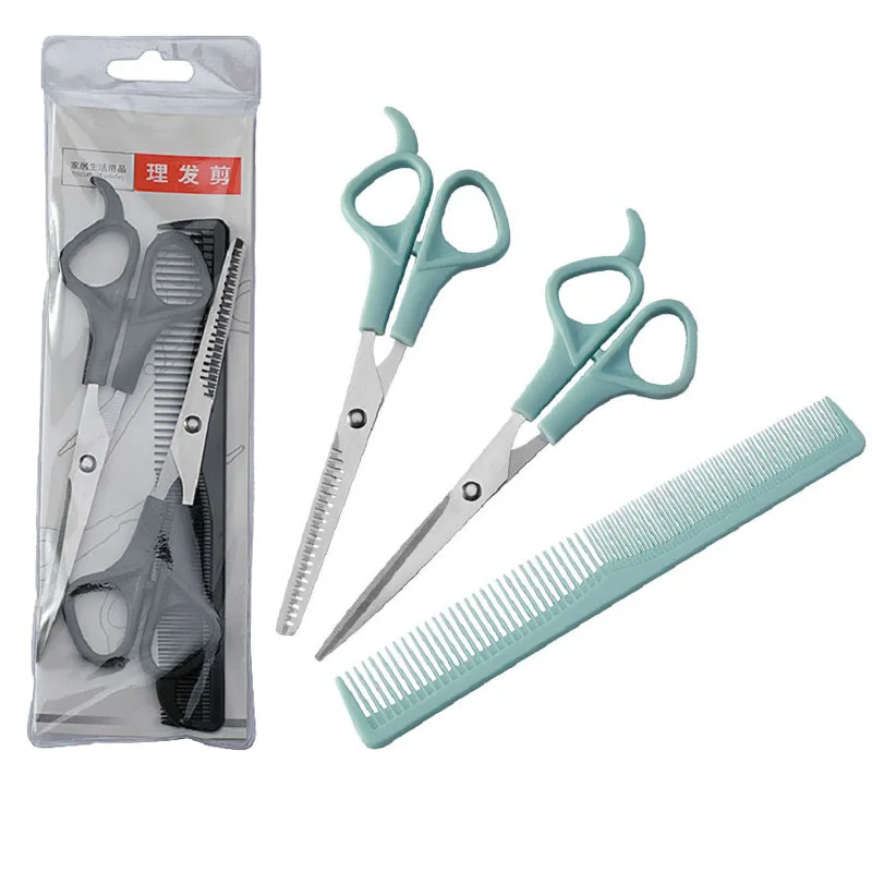 Household Hairdressing Scissors Thinning Shears Hair Cutting Barber Scissors Flat Tooth Scissor Comb 3pcs Set Hair Styling Tools
Household Hairdressing Scissors Thinning Shears Hair Cutting Barber Scissors Flat Tooth Scissor Comb 3pcs Set Hair Styling Tools