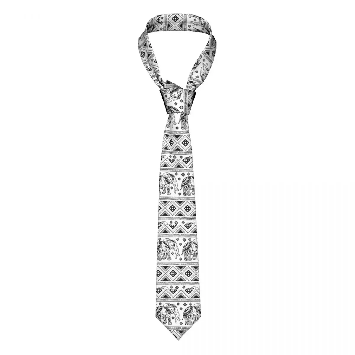 Elephant Mandala Necktie Men Casual Polyester 8 cm Narrow Texture Neck Tie for Men Accessories Cravat Wedding Office
Elephant Mandala Necktie Men Casual Polyester 8 cm Narrow Texture Neck Tie for Men Accessories Cravat Wedding Office