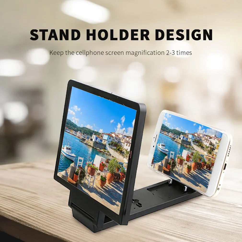 3D Mobile Phone Screen Magnifier HD Amplifying Stand Movie Video Foldable Desktop Bracket Folding Phone Holder Eyes Protection
3D Mobile Phone Screen Magnifier HD Amplifying Stand Movie Video Foldable Desktop Bracket Folding Phone Holder Eyes Protection