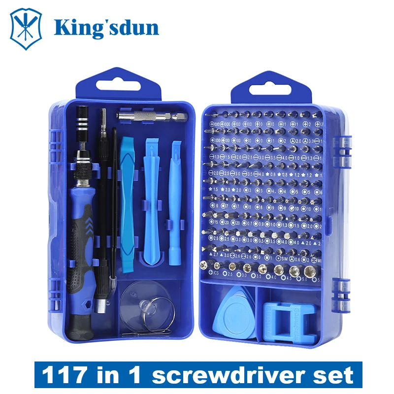 King'sdun 117 in 1 Screwdriver Set Multi-function Magnetic Screw Driver Mobile Phone Laptop Repair Screwdrivers Tools Torx Hex
King'sdun 117 in 1 Screwdriver Set Multi-function Magnetic Screw Driver Mobile Phone Laptop Repair Screwdrivers Tools Torx Hex