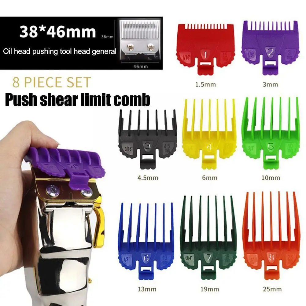 Hair Guards Attachment With Metal Clip From 1/16 Inch To 1inch Guide Combs For Hair Clippers Trimmers Barber M4s9
Hair Guards Attachment With Metal Clip From 1/16 Inch To 1inch Guide Combs For Hair Clippers Trimmers Barber M4s9