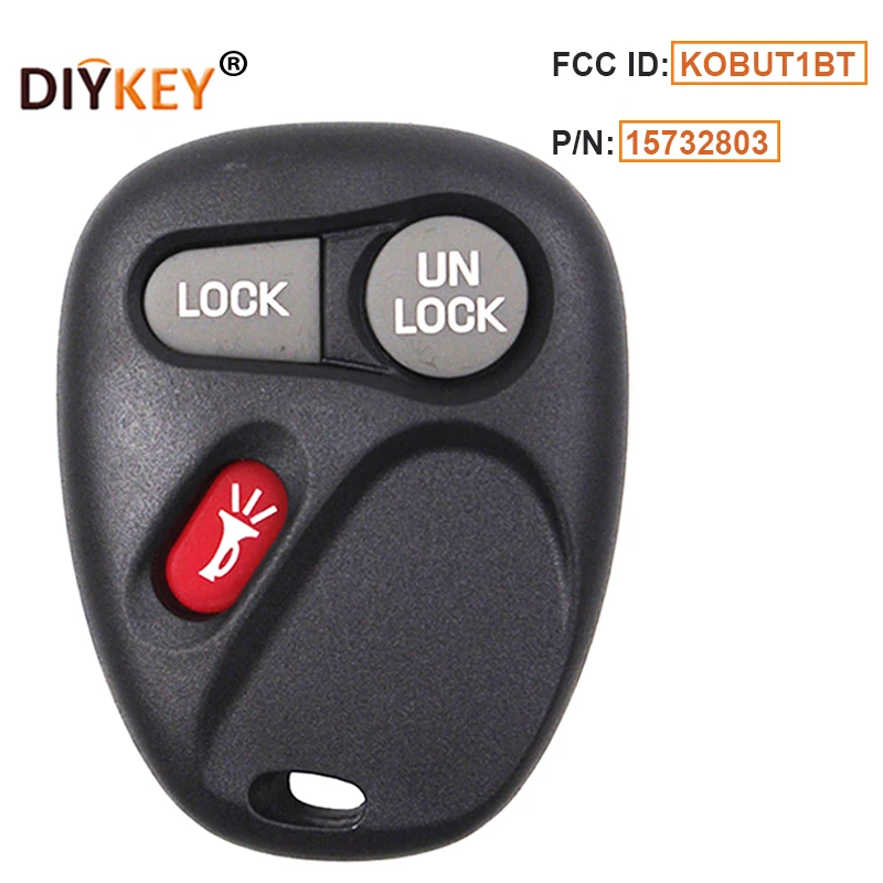 DIYKEY FCC:KOBUT1BT 315MHz 3 Button Replacement Remote Key Fob for Chevrolet Silverado S10 Tahoe,GMC Sierra Sonoma P/N: 15732803
DIYKEY FCC:KOBUT1BT 315MHz 3 Button Replacement Remote Key Fob for Chevrolet Silverado S10 Tahoe,GMC Sierra Sonoma P/N: 15732803