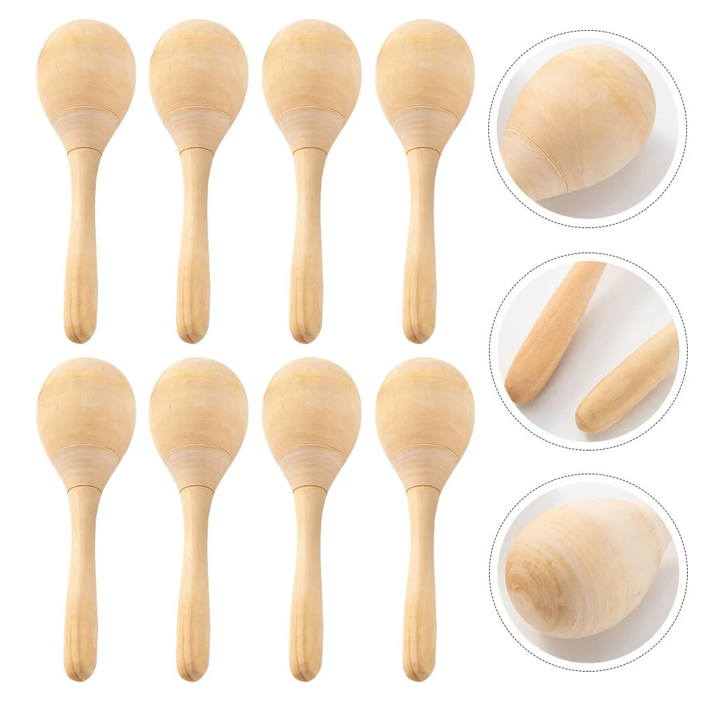 8 Pcs Wooden Baby Toy Shaker Percussion Playthings Sand Hammer Blank Kids Musical Kindergarten Prop Graffiti Maracas Child
8 Pcs Wooden Baby Toy Shaker Percussion Playthings Sand Hammer Blank Kids Musical Kindergarten Prop Graffiti Maracas Child