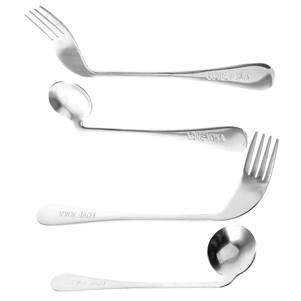Elbow Spoon Fork Lightweight Food Feeding Angled Tableware Aid Adaptive Utensils Elderly Auxiliary
Elbow Spoon Fork Lightweight Food Feeding Angled Tableware Aid Adaptive Utensils Elderly Auxiliary