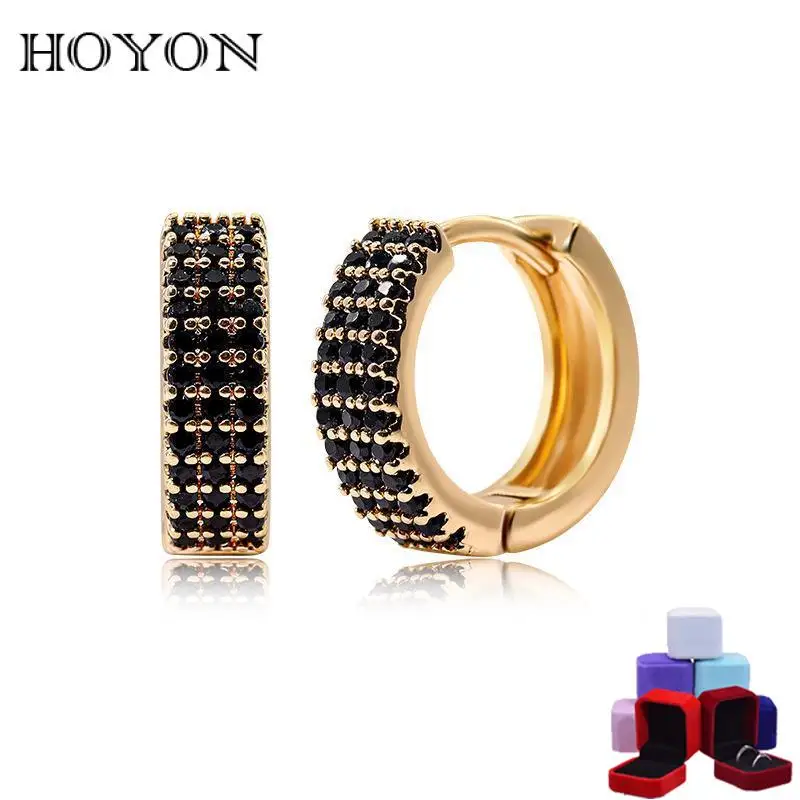HOYON 2022 new 18K gold color niche ear buckle circle black earrings round for women 2022 fishion office lady jewelry free
HOYON 2022 new 18K gold color niche ear buckle circle black earrings round for women 2022 fishion office lady jewelry free