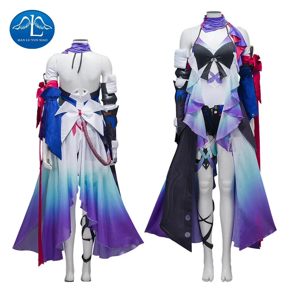 Honkai Star Rail Seele Cosplay Adult Seele Purple Battle Suit Girls Anime Halloween Sexy Uniform Women Costume
Honkai Star Rail Seele Cosplay Adult Seele Purple Battle Suit Girls Anime Halloween Sexy Uniform Women Costume