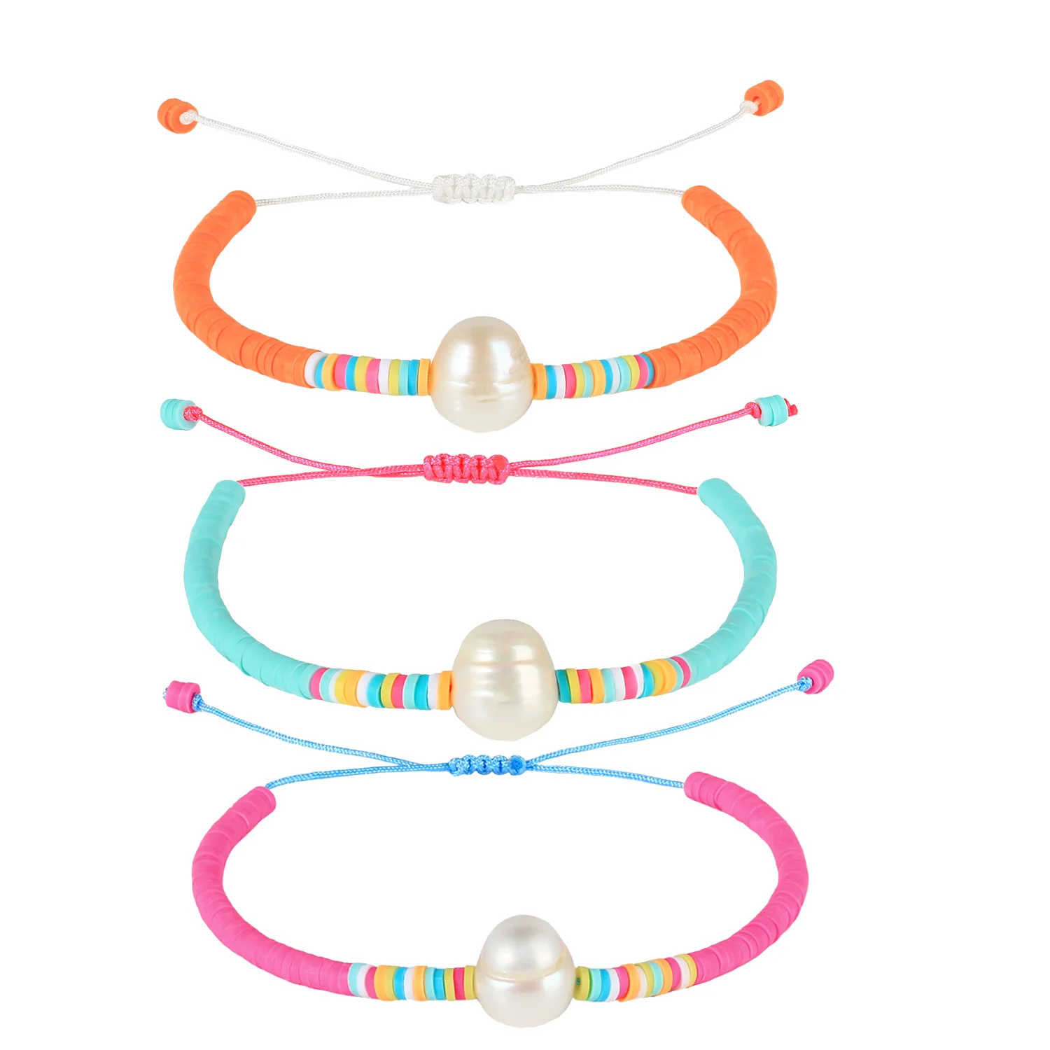 KELITCH Freshwater Pearls Polymer Clay Women Handmade Bracelet Jewelry Bohemian Colorful Adjustable Elastic Charm Bead Bangle
KELITCH Freshwater Pearls Polymer Clay Women Handmade Bracelet Jewelry Bohemian Colorful Adjustable Elastic Charm Bead Bangle