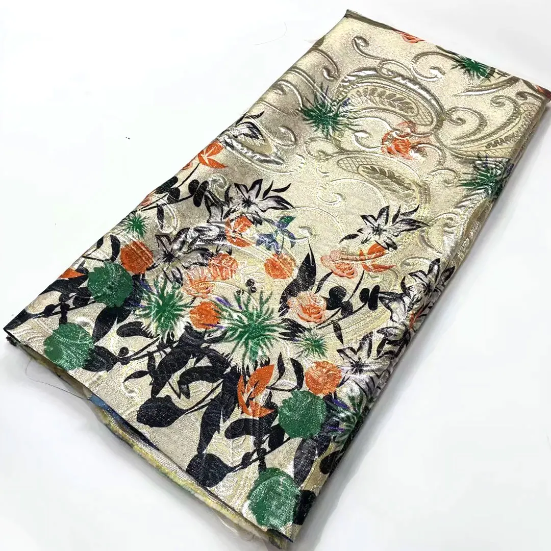 2022 Newest African Jacquard Lace Fabric 5 Yards French Lace Embroidered Nigerian Guinea Brocade Wedding Dress Fabric MJ5229
2022 Newest African Jacquard Lace Fabric 5 Yards French Lace Embroidered Nigerian Guinea Brocade Wedding Dress Fabric MJ5229