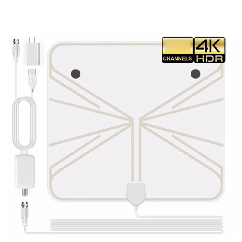 

4K HD Digital 28DBI TV Antenna 1080P Signal Booster DVB-T2 TV Antenna Ground Wave HD TV Antenna