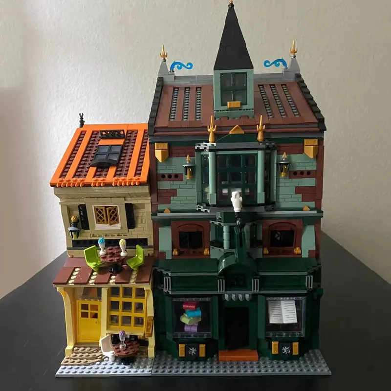Street View Series Movie & Game Magic Book Store Diagon Alley Building Blocks 3468pcs Bricks Toys Sets Model
Street View Series Movie & Game Magic Book Store Diagon Alley Building Blocks 3468pcs Bricks Toys Sets Model