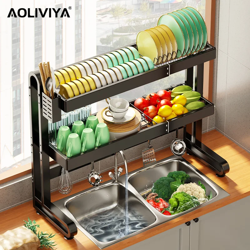 AOLIVIYA Retractable Stainless Steel Kitchen Rack Sink Above Storage Rack Kitchen Tray Organizer Set ShuangHong 2023
AOLIVIYA Retractable Stainless Steel Kitchen Rack Sink Above Storage Rack Kitchen Tray Organizer Set ShuangHong 2023