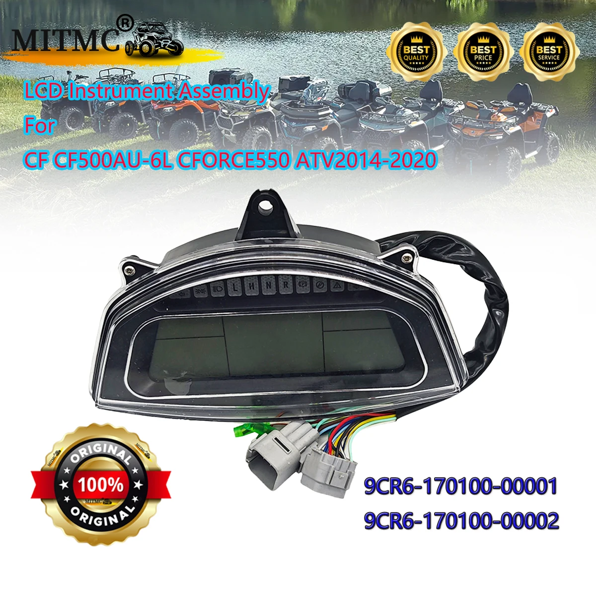 Приборная панель LCD для квадроцикла CFORCE 550 (CF CF500AU-6L) 2014-2020, аксессуары, 9CR6-170100-00001, 9CR6-170100-000
Приборная панель LCD для квадроцикла CFORCE 550 (CF CF500AU-6L) 2014-2020, аксессуары, 9CR6-170100-00001, 9CR6-170100-000