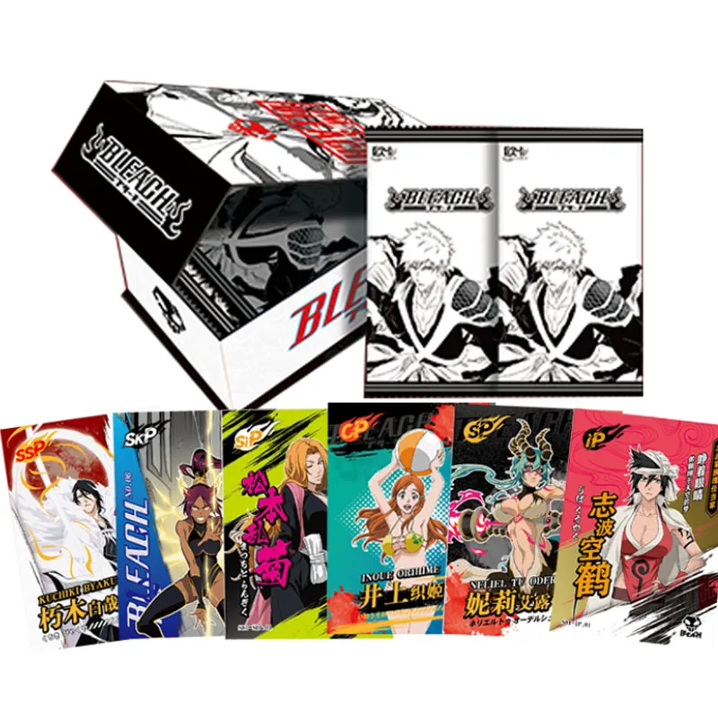 New BLEACH Anime Figures Kurosaki Ichigo Inoue Orihime Ishida Uryuu Diamond Flash Three-color Bronzing LP Collection Cards Toys
New BLEACH Anime Figures Kurosaki Ichigo Inoue Orihime Ishida Uryuu Diamond Flash Three-color Bronzing LP Collection Cards Toys