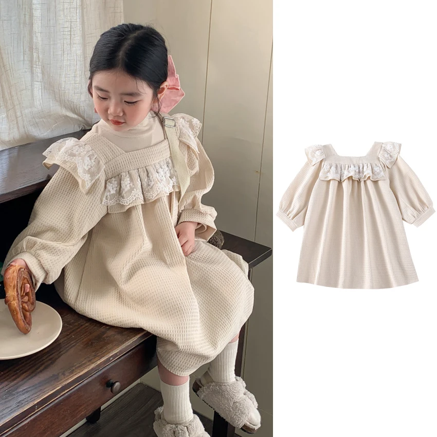 2022 Autumn New Baby Girls Clothes Princess Lace Flower Puff Sleeve Birthday Dress Children Party Kids Dresses for Girls 3-8
2022 Autumn New Baby Girls Clothes Princess Lace Flower Puff Sleeve Birthday Dress Children Party Kids Dresses for Girls 3-8