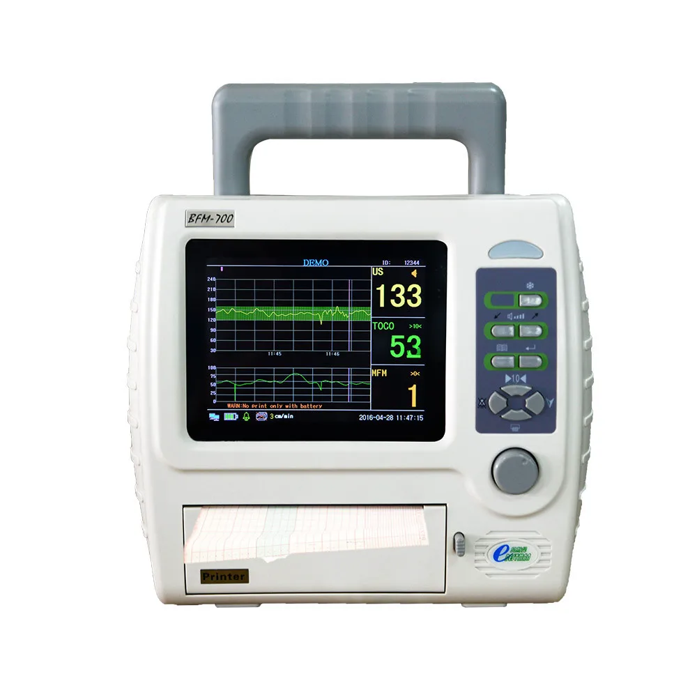 5.7" LCD Display Fetal Maternal Monitor Fetal Doppler Monitor Rechargeable Fetal Heartbeat Detector for Pregancy BFM-700
5.7" LCD Display Fetal Maternal Monitor Fetal Doppler Monitor Rechargeable Fetal Heartbeat Detector for Pregancy BFM-700