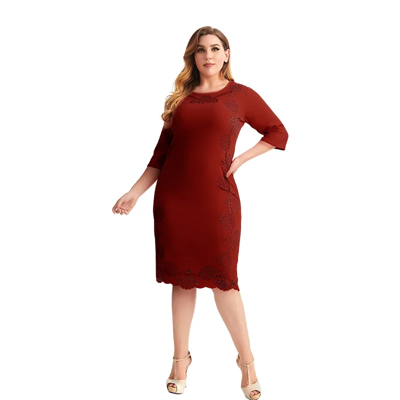 L-4XL African Clothes Summer African Women O-neck Solid Color Half Sleeve Polyester Knee-length Dress African Dresses for Women
L-4XL African Clothes Summer African Women O-neck Solid Color Half Sleeve Polyester Knee-length Dress African Dresses for Women