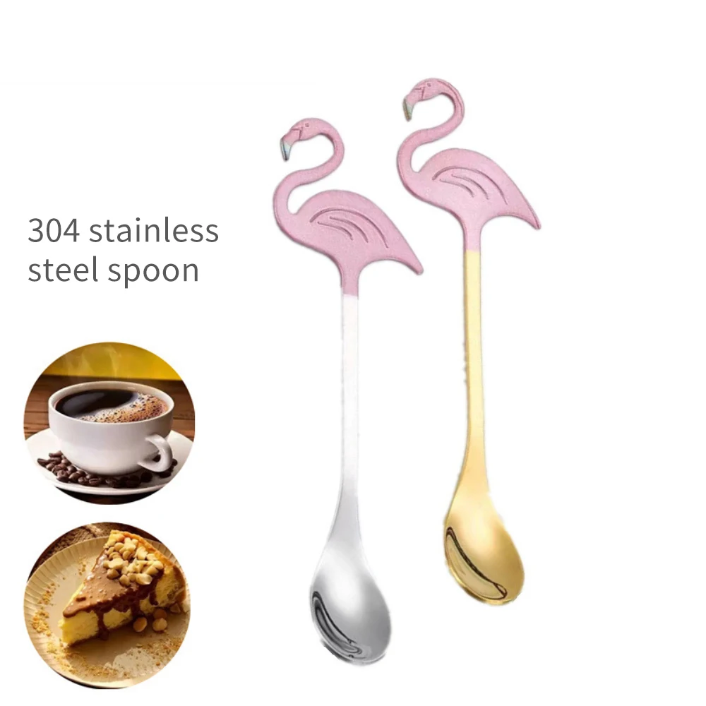 304 Stainless Steel Spoon Coffee Stirring Spoon Ice Cream Spoon Flamingo Cross-border Creative Spoon Laser Pink Swan Shape
304 Stainless Steel Spoon Coffee Stirring Spoon Ice Cream Spoon Flamingo Cross-border Creative Spoon Laser Pink Swan Shape
