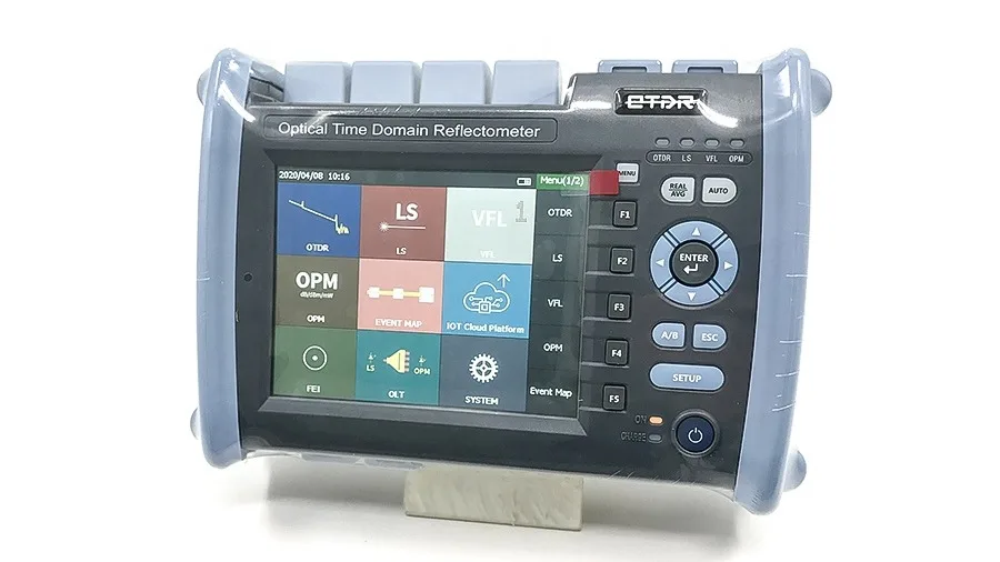 ST3200C Touch Screen VFL OLS OPM Event Map fiber optic equipment optical reflectometer price 1310/1490/1550nm PON OTDR machine
ST3200C Touch Screen VFL OLS OPM Event Map fiber optic equipment optical reflectometer price 1310/1490/1550nm PON OTDR machine
