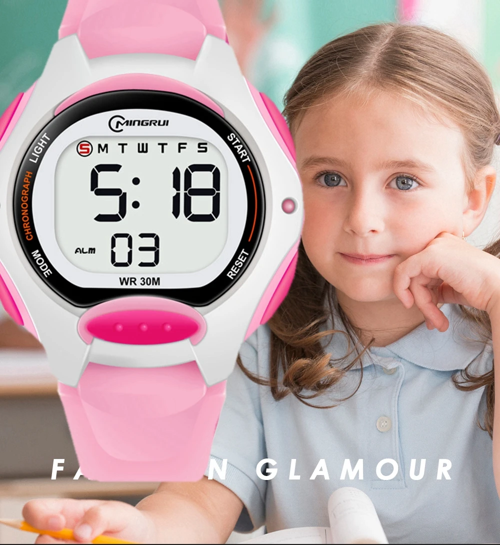 Fashion Design Watch for Girls Pink Cartoon Digital Children Watches Diver Sport Silicone Electronic Kids Boys Watch Alarm Clock
Fashion Design Watch for Girls Pink Cartoon Digital Children Watches Diver Sport Silicone Electronic Kids Boys Watch Alarm Clock