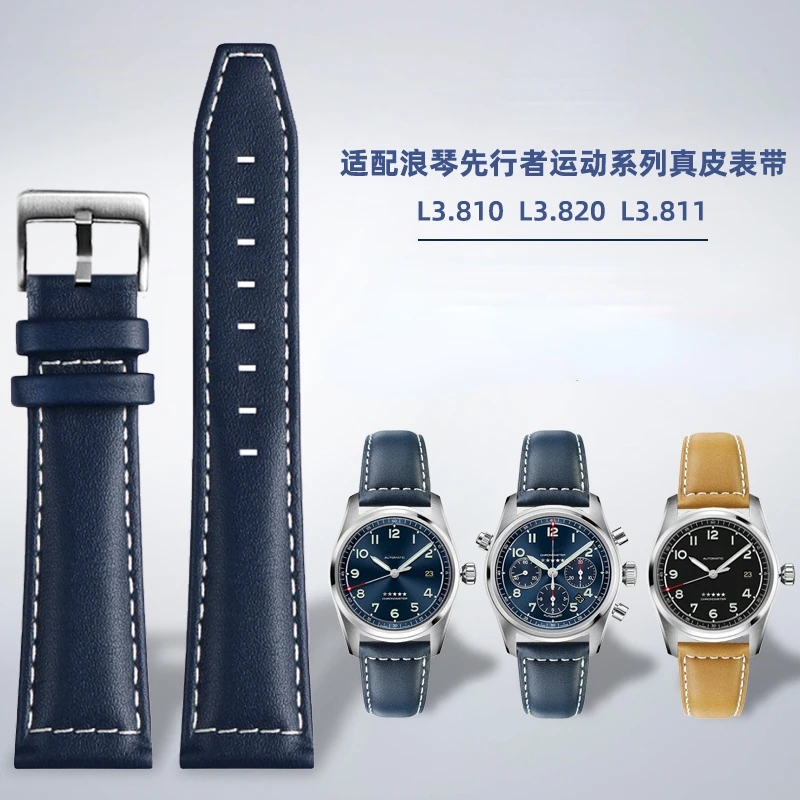 New Style Watch Strap For Longines pioneer Sports series L3.810/L3.820 The pilot watch men's leather watchband 21x18mm 22x18mm
New Style Watch Strap For Longines pioneer Sports series L3.810/L3.820 The pilot watch men's leather watchband 21x18mm 22x18mm