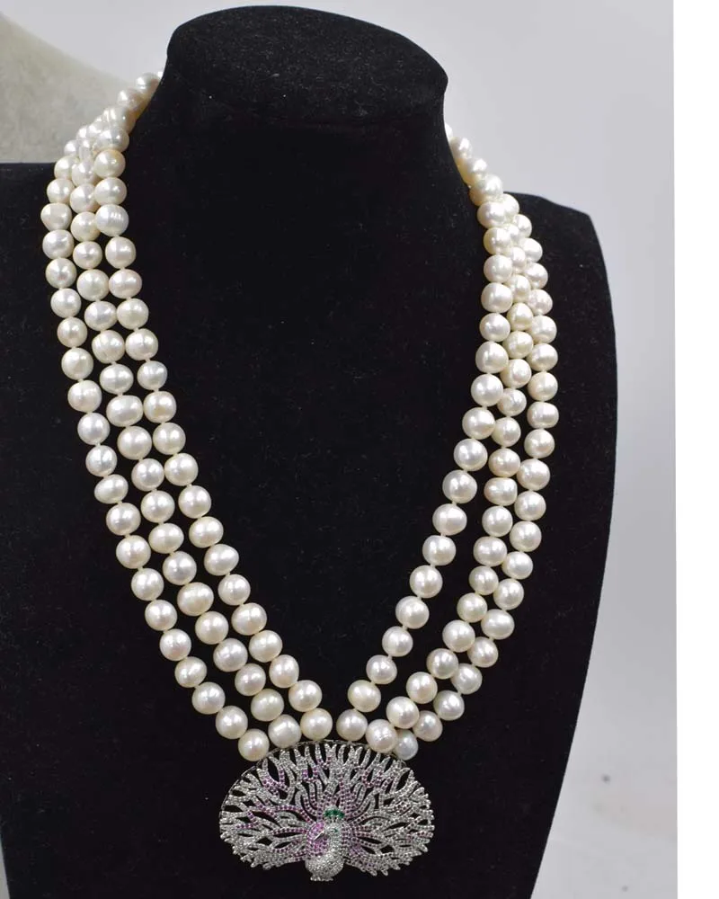 3 ряда пресноводный жемчуг Белый неидеально круглый 8-9 мм 17-19 дюймов ожерелье и красная птица кулон Оптовая Продажа Натуральные бусины 
3 ряда пресноводный жемчуг Белый неидеально круглый 8-9 мм 17-19 дюймов ожерелье и красная птица кулон Оптовая Продажа Натуральные бусины