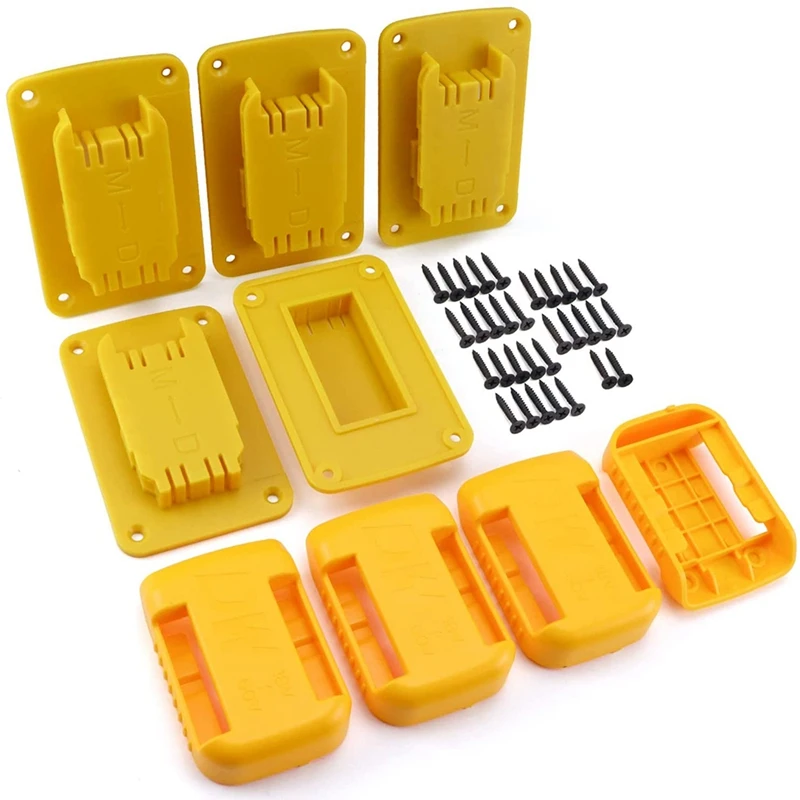9 Pack Battery Holder And Tool Holder, Belt Clip Storage And Wall Organizer, Tool Holder For Dewalt 20V/60V Batteries
9 Pack Battery Holder And Tool Holder, Belt Clip Storage And Wall Organizer, Tool Holder For Dewalt 20V/60V Batteries